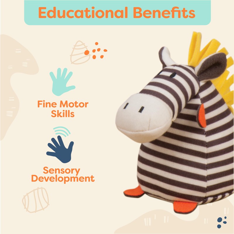 B. toys - Sensory Baby Play Set - Building Blocks,