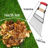 Colwelt Steel Leaf Scoops and Claws, Rugged Leaf Scoop for