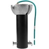 4 inch Black Ceiling Fan Downrod with Hanger Ball Assembly,1-inch