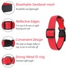 Reflective Dog Collar Breathable Pet Collar Adjustable Nylon Collars Multicolor