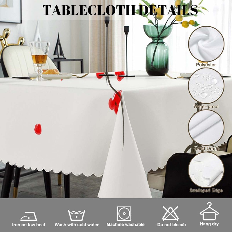 Swono Japanese Cherry Table Cloth Ink Painting Flower Blossom Cherry