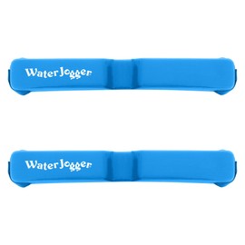 TRC Recreation LP Super Soft Flotation Jogger Comfortable Raft Seat for Swimming Pool Water Aerobics or Sunbathing, 2 Pack, Bahama Blue