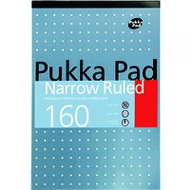 A4 Metallic Refill Narrow Feint and Ruled 160 Pages 80GAM Premium Quality Writing Paper (Single)