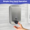 Stardrix Heavy Duty Stainless Steel Wall Mount Soap Dispenser, 1100ml/37oz,