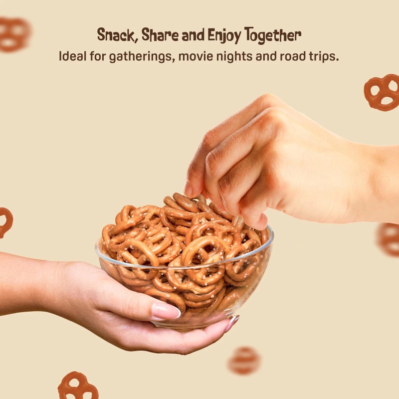 Austin Pretzel Company Vanilla Bean Pretzels 4 Ounce Sweet Crunch