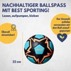 Best Sport Kids' Glow in The Dark-Flash Football, Blue/Orange, Size