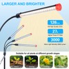 Orchbloom 3-Head Grow Light with Stand and Timer, 27 Watt