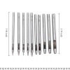 10 PCS Heavy Duty Leather Hollow Hole Punch Set DIY