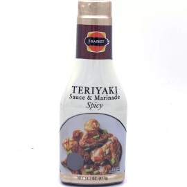 J-Basket Teriyaki Sauce & Marinade - Spicy 14.7oz/(417g)