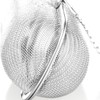 com-four® Tea Strainer Made of 304 Stainless Steel, Dishwasher Safe,