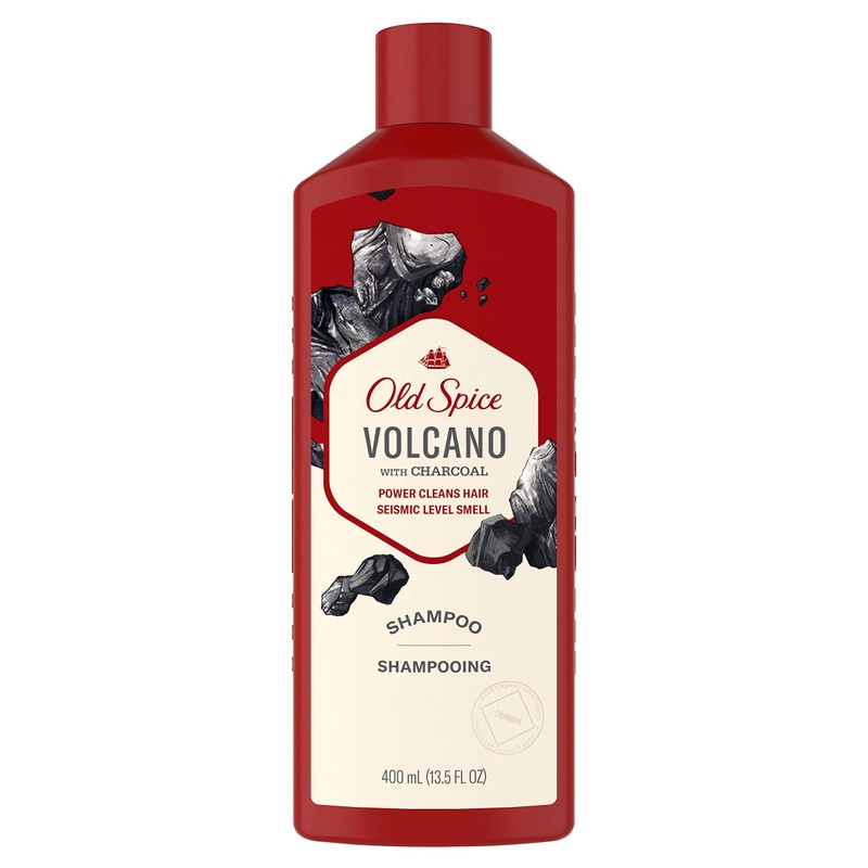 Old Spice Volcán con champú de carbón