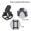 Alomejor Bicycle Light Torch Holder Clip Mount Bicycle Torch Holder