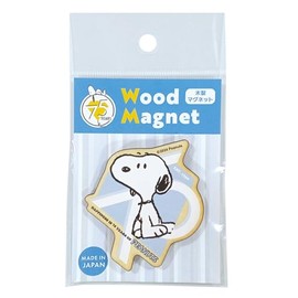 Nagano Factory Snoopy 75th Anniversary Magnet (Blue) SN540B