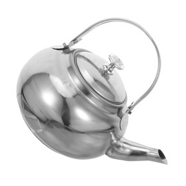 LIFKOME Stainless Steel Blooming Teapot with Fine Mesh Infuser Stovetop Safe Tea Maker for Loose Leaves and Quick Brewing for Home Kitchen and Restaurants