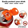 PureSphere 6 Pack Ring Pull Can Openers, Plastic, Random Multicolour