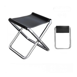zaoalife Outdoor Portable Small Folding Stool, Ultralight Stool Aluminum Alloy Bracket Folding Stool for Fishing Hiking Camping Gardening
