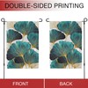 Axxitude Ginkgo Green Leaves Garden Flag 12x18 Inch Fall Decorative