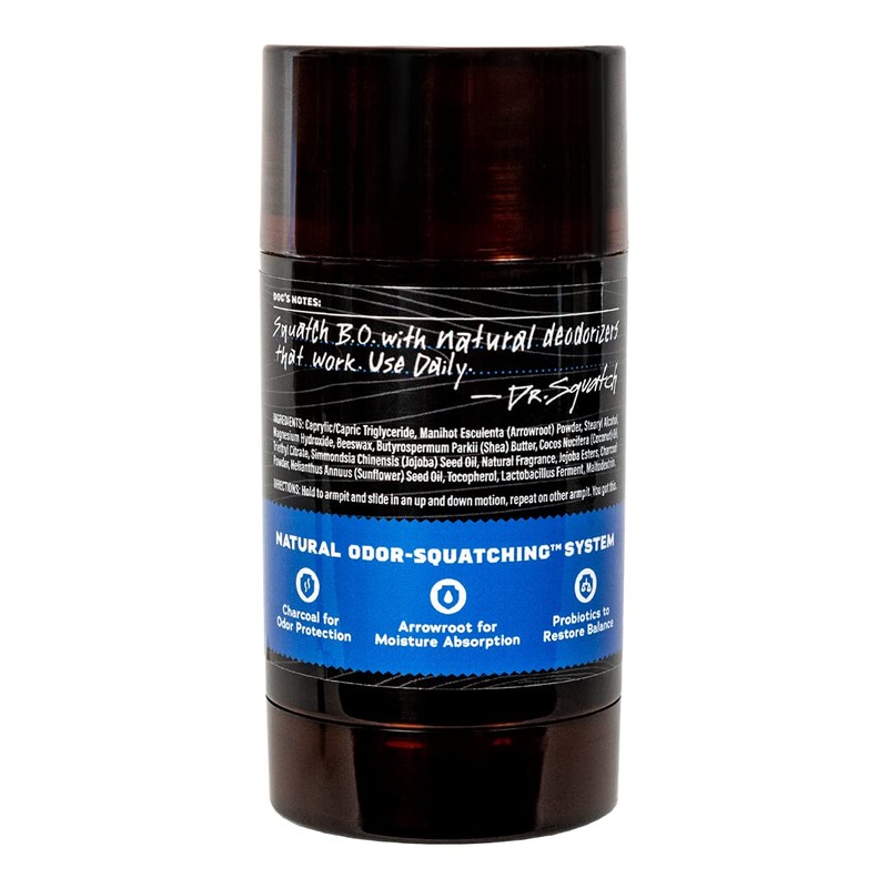 Dr. Squatch Natural Deodorant for Men - Odor-Squatching Aluminum Free