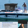 KAKIT 3 Bow Bimini Top Replacement Canvas Only, No Frame