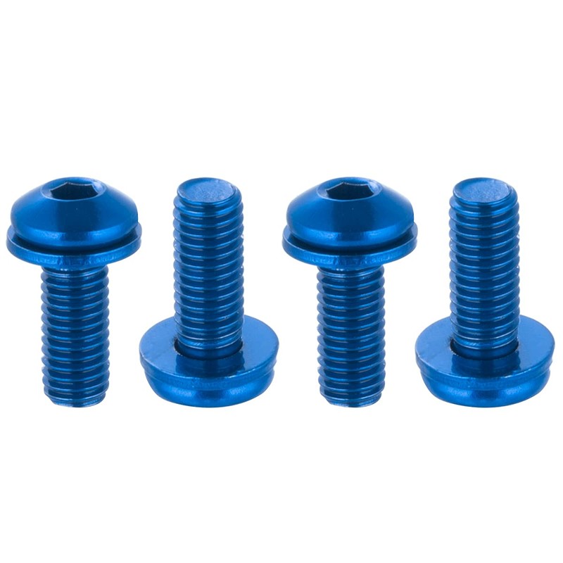 CNC Bike Bottle Cage M5x12mm MTB Screws Bottle Cage Blue