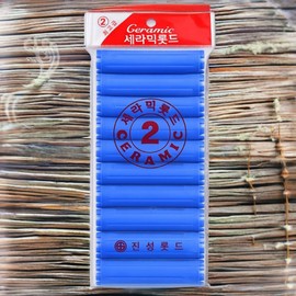 Orive Hair Perm Dyeing Gloves Hair Color Jinseong Self Perm Ceramic Hair Rod No. 2 1 Blue / 오라이브 헤어펌 염색장갑 헤어컬러 진성 셀프파마 세라믹 헤어 롯드 2호 1개 파랑