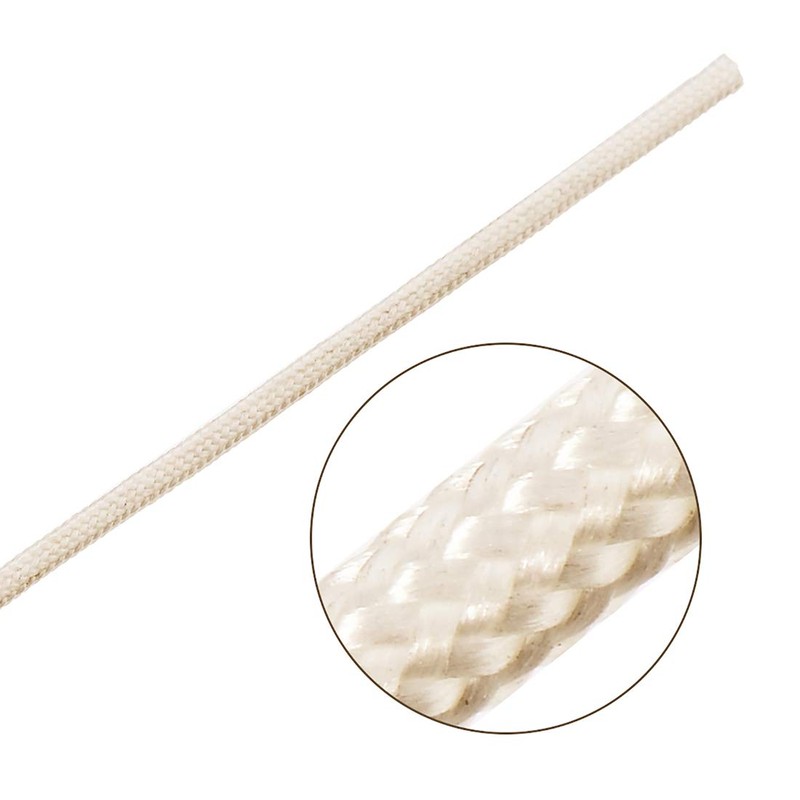 sourcing map Insulation Braid Sleeving, 16.4Ft-1mm High Temp Fiberglass Sleeve