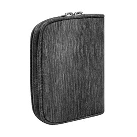 Tatonka Zipped Money Box Wallet with Space for 4 Credit Cards, Coin Compartment and Extra Zip Compartment Inside 9 x 11 x 2 cm Off Black