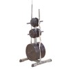 Body-Solid (GSWTB) Standard Weight Plates Tree & Bar Holder -