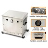 CNRAQR Aluminum Battery Box Relocation Kit Universal RV/Trailer Battery Box