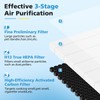 2 Pack F1 Replacement Filter for AMEIFU F1 Air Purifier,