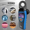 AIOMEST Digital Luxmeter Portable Photometer Light Meter 0.1~400,000 Lux with