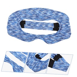 KONTONTY Vr Eye Mask Cover Sweat Breathable Quick-Drying Vr Headset Accessory for Comfortable Gaming Suitable for Head Easy to Clean and Reusable