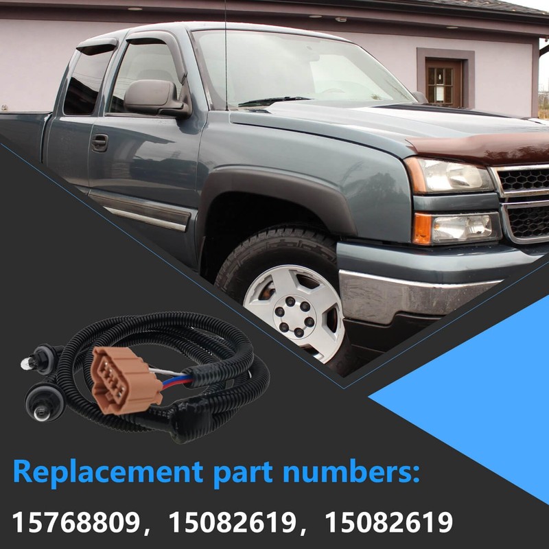 Rear Bumper License Plate Light Harness,Fit for Chevy Classic Silverado