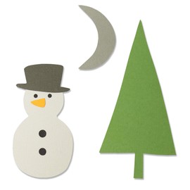 ELLISON SIZZIX BIGZ DIES SNOW SCENE