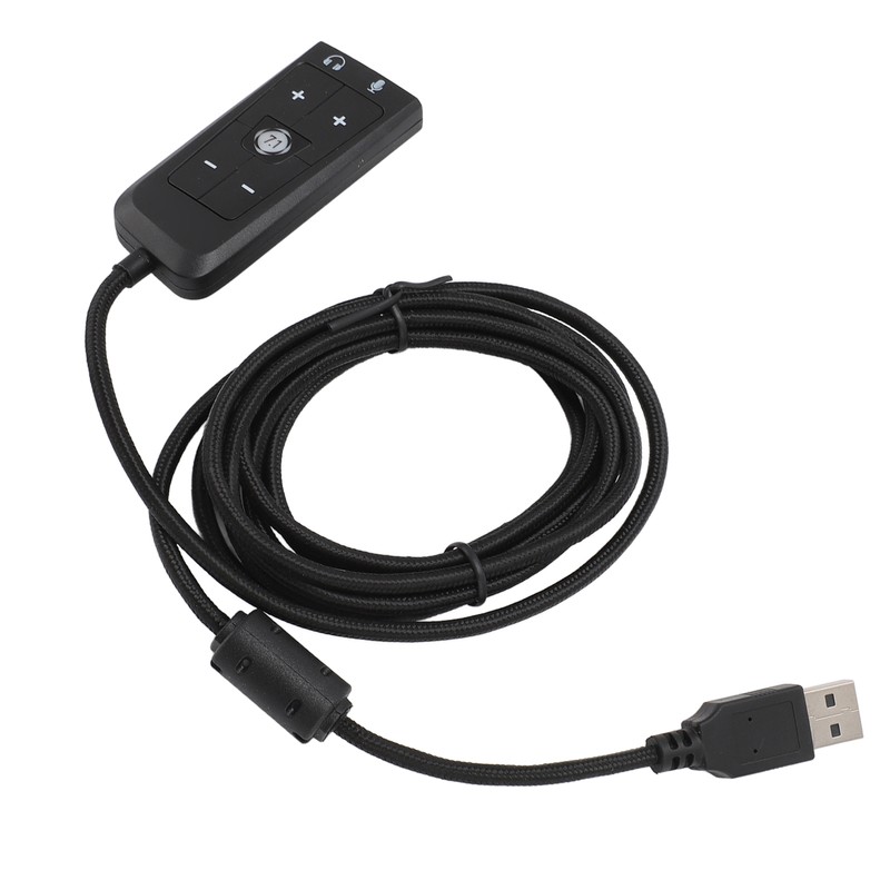 USB to 3.5mm Jack Audio Sound Card Adapter with Headphone