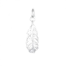 SUGARKITTEN LONDON 925 Sterling Silver Feather Angel Leaf Wing Charm Pendant For Necklace Bracelet Earrings (PS032)