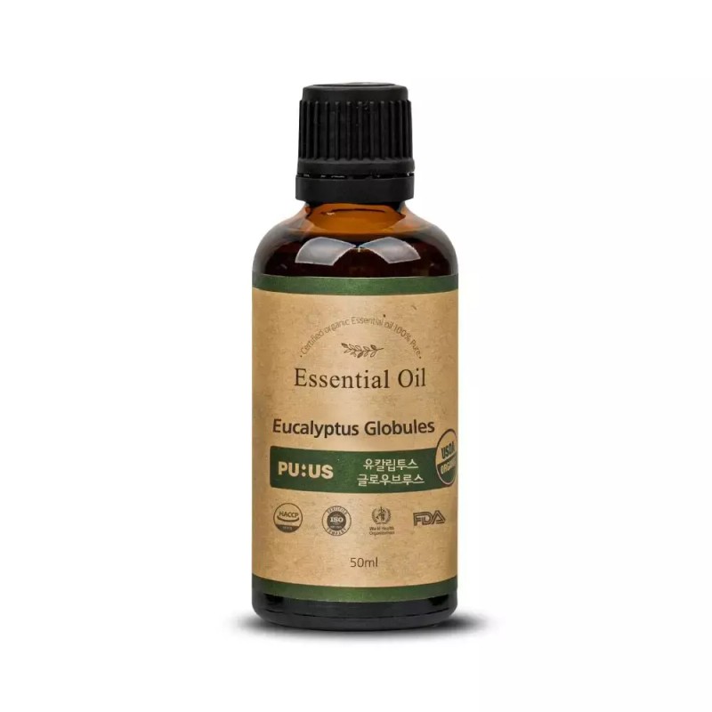 Pures 퓨어스 유기농 유칼립투스 글로불루스 에센셜오일50ml Pureus Organic Eucalyptus Globulus