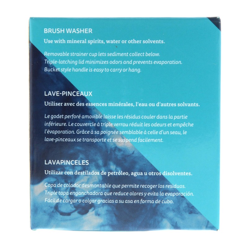 Art Alternatives Metal Brush Washer- Small, 8 oz. - 3.75"