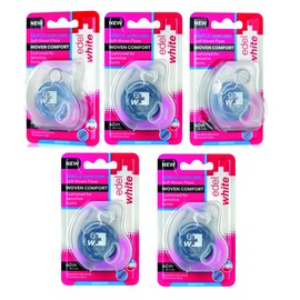 Gentle Gum Care Soft Woven Dental Floss, Minty Cinnamon Flavored Dental Floss | Woven Cushioned Comfort Floss for Sensitive Gums | Expanding & Cushioned Flossing - 131ft Total Length (5 Pack)