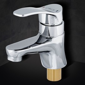 S2-1 Single-Hole Basin Faucet for Bathroom, Plumbing Replacement Part Single Hole Basin