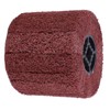 Wire Drawing Wheel Brush Drum Burnishing Cross Rubber Core Polishing