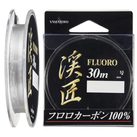 YAMATOYO, Fluorocarbon Line, Keishou Fluoro, 11.8 ft (30 m), No. 0.6, 2lb, Clear