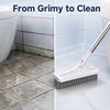 3-in-1 Cleaning Brush for Bathroom Floors and Tiles - Long