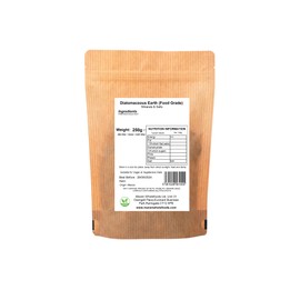 Maven Wholefoods Diatomaceous Earth Ultrafine Powder 250g (Food Grade) Special Grade | 100% Freshwater & Non Toxic | Natural | Multipurpose Household Essential (250g)