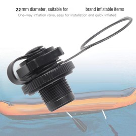 Air Valve, 2 Pcs Inflatable Boat Air Valve, Inflatable Boat Spiral Air Plugs One Way Inflation Replacement Screw Boston Valve for Kayak, Dinghy, Airbeds, Hot Tub, Rubber Dinghy