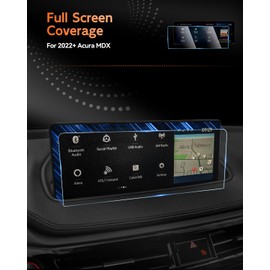 CDEFG Tempered Glass for 2022-2025 Acura MDX Screen Protector, 12.3 Inch Touchscreen, 2022 2023 2024 2025 MDX (A-Spec, Type S) Accessories