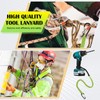 12 Pack Tool Lanyard with Single Metal Buckle and Adjustable