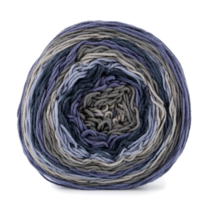 Caron Big Cakes Self Striping Yarn ~ 603 yd/551 m