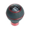 Universal Gear Knob Round Red / Black with 3 Adapters
