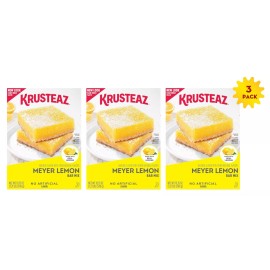 Krusteaz Meyer Lemon Bar Mix, 19.35 - Ounce Box (Pack of 3)